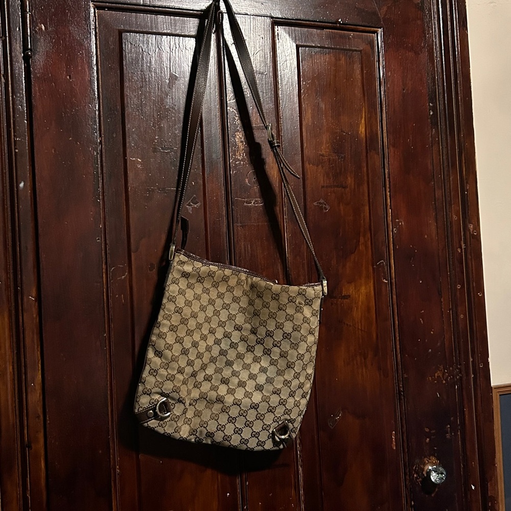 Gucci Brown Crossbody Bag with Adjustable Strap